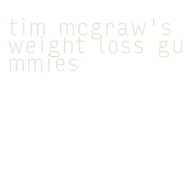 tim mcgraw's weight loss gummies